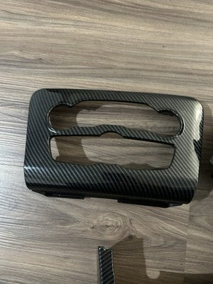 Dodge Charger Interior Dash Trim Console Kit Carbon Fiber Look 2015–2020