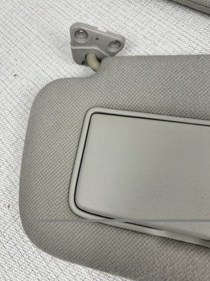Sun Visor Set Nissan Sentra Gray Cloth w/ Vanity Mirror OEM 2013–2019