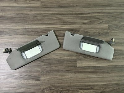 2004-2008 Toyota Solara Driver &amp; Passenger Side Sun Visor Pair Gray