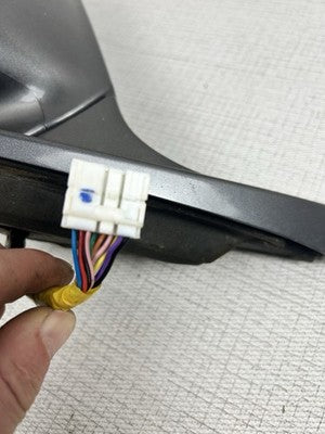 2007 2008 Acura TL Left Driver Side View Door Mirror Turn Signal OEM Gray NH737M