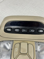 2004-2010 Toyota Sienna Overhead Roof Console Interior Dome Light Beige OEM
