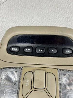 2004-2010 Toyota Sienna Overhead Roof Console Interior Dome Light Beige OEM