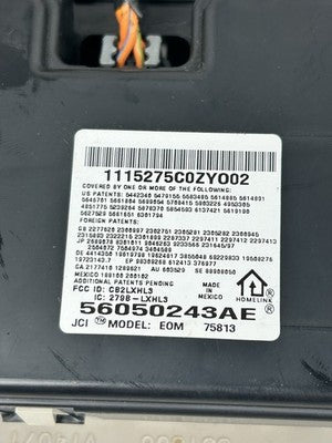 2005-2010 Chrysler 300 Jeep Grand Cherokee Overhead Console Home-Link OEM 56050243AG
