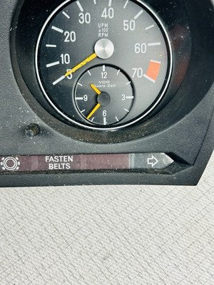 1972-1989 MERCEDES R107 W116 280S 450SEL DASH INSTRUMENT GAUGE CLUSTER OEM 119K