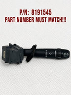2004 Volvo V70 XC70 XC90 Dual Front and Rear Wiper Switch Stalk Black 8191545