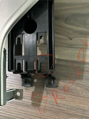 09 10 11 Jaguar XF Floor Gear Shifter Selector Park Brake Switch 8X23-7E453-Af