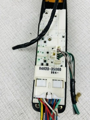 Toyota 4 Runner Front Left Door Master Switch 1999-2002 Black 84820-35060 OEM