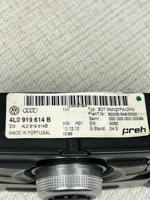 4L0919614B Audi Q7 MMI Center Interface Console Control Switch Panel OEM 2012-2015