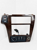 2001-2004 Nissan Pathfinder QX4 Wood Grain Center Dash Radio Bezel Trim Panel