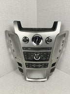 08-13 Cadillac CTS Dash AM FM Radio Stereo Control Panel Trim Bezel Silver B44