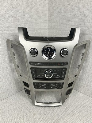 08-13 Cadillac CTS Dash AM FM Radio Stereo Control Panel Trim Bezel Silver B44