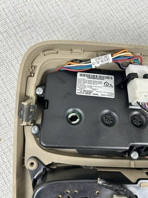 2004-2010 Toyota Sienna Overhead Roof Console Interior Dome Light Beige OEM