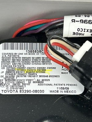 2004–2010 Overhead Console Dome Map Light Toyota Sienna Gray OEM 83290-08030