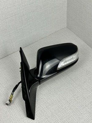2007 2008 Acura TL Left Driver Side View Door Mirror Turn Signal OEM Black B92P