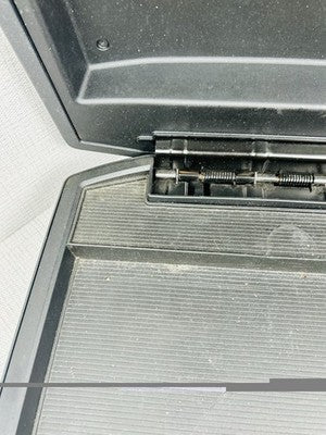 2009-2018 DODGE RAM 1500 2500 CENTER CONSOLE STORAGE ARMREST LID BLACK 12V OEM