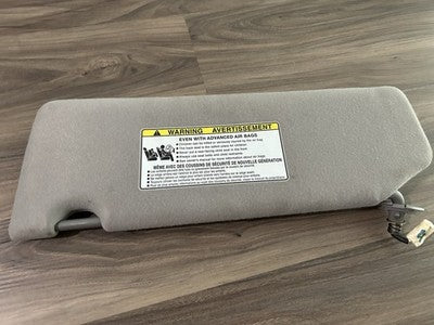 2004-2008 Toyota Solara Driver &amp; Passenger Side Sun Visor Pair Gray