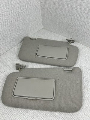 Sun Visor Set Nissan Sentra Gray Cloth w/ Vanity Mirror OEM 2013–2019