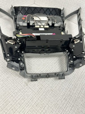 08-13 Cadillac CTS Dash AM FM Radio Stereo Control Panel Trim Bezel Silver B44