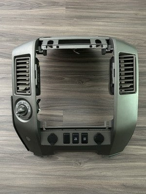 2004-2007 Nissan Titan Armada Center Dash Radio AC Climate Surround Bezel Trim Taupe