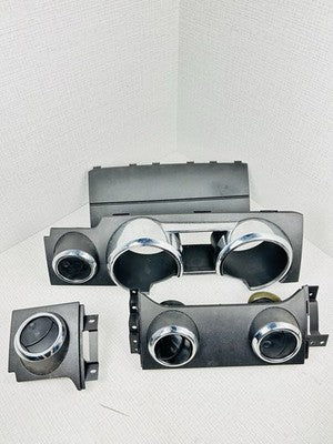 2005-2009 Ford Mustang Dash Cluster Bezel w/ Vents & Trim. Set Of 4. OEM.