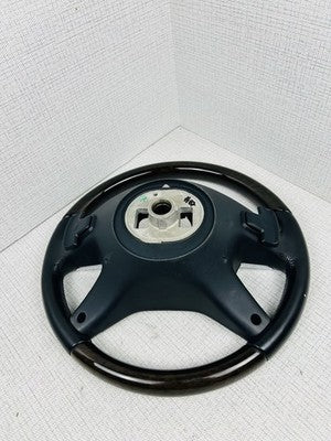 12-16 Mercedes X166 GL450 ML550 Driver Steering Wheel Wood w/Paddle Shifters OEM