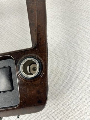 2001-2004 Nissan Pathfinder QX4 Wood Grain Center Dash Radio Bezel Trim Panel