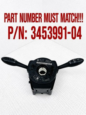 Steering Column Turn Signal Wiper Switch 3453991-04 MINI Cooper 2007–2013 OEM