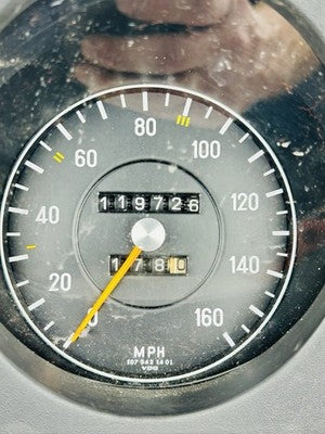 1972-1989 MERCEDES R107 W116 280S 450SEL DASH INSTRUMENT GAUGE CLUSTER OEM 119K