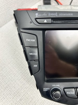 Hyundai Veloster Radio Display Screen Receiver XM 2014-2017 OEM 96560-2V700