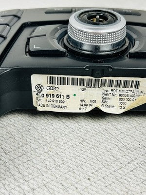 4L0919611B Audi Q7 MMI Center Interface Console Control Switch Panel OEM 10-12