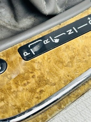 03-09 Mercedes W211 E350 Shift Knob Boot Shifter Bezel KEYLESS GO Wood Trim OEM
