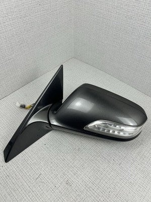 2007 2008 Acura TL Left Driver Side View Door Mirror Turn Signal OEM Gray NH737M