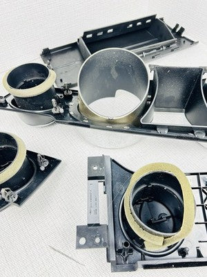 2005-2009 Ford Mustang Dash Cluster Bezel w/ Vents & Trim. Set Of 4. OEM.
