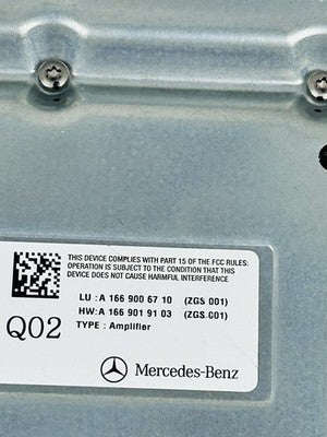 A1669006710 Mercedes Benz ML GLE GL Harman Becker Audio System Amplifier 2013-16