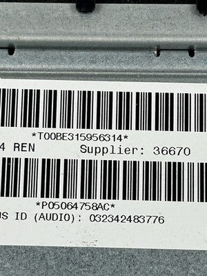 2008-2009 Jeep Dodge Chrysler Touchscreen Radio DVD REN P05064758AC