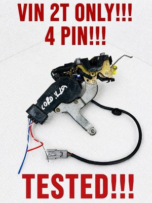 98 - 02 Toyota Corolla, Front Left Driver door Latch Lock Actuator /Oem VIN 2T