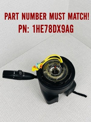 1HE78DX9AG Jeep Grand Cherokee 2011-2013 Turn Signal Wiper Switch Clock Spring