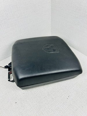 2009-2018 DODGE RAM 1500 2500 CENTER CONSOLE STORAGE ARMREST LID BLACK 12V OEM