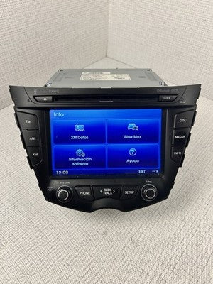 2015-2017 Hyundai Veloster AM FM Navi Sirius XM MP3 Single-Disc CD 96560-2V722