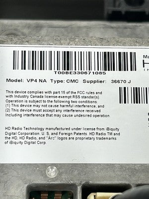 2014-2018 Grand Cherokee OEM VP4 Media Radio Center UConnect LCD Screen 68270661AF