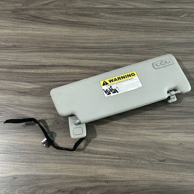 2009 Volvo C70 Left Driver Sunvisor with Homelink garage door opener Gray