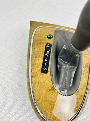03-09 Mercedes W211 E350 Shift Knob Boot Shifter Bezel KEYLESS GO Wood Trim OEM