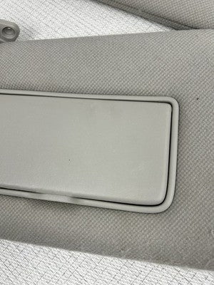 Sun Visor Set Nissan Sentra Gray Cloth w/ Vanity Mirror OEM 2013–2019