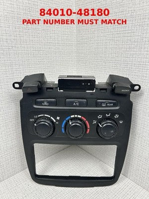 2001-2007 OEM Toyota Highlander Manual A/C Heater Climate Contol 84010-48180