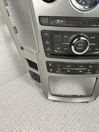 08-13 Cadillac CTS Dash AM FM Radio Stereo Control Panel Trim Bezel Silver B44