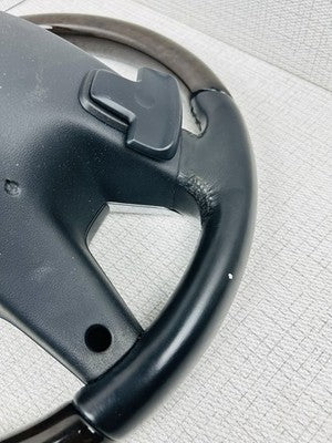 12-16 Mercedes X166 GL450 ML550 Driver Steering Wheel Wood w/Paddle Shifters OEM