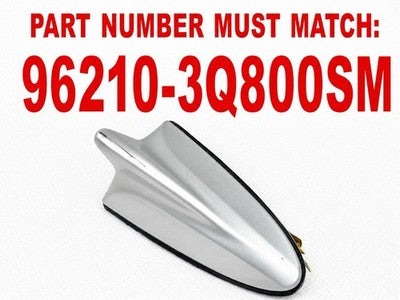 Shark Fin Antenna Hyundai Sonata 2009-2015 Silver Roof