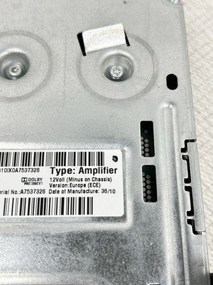 BMW Becker Audio Amplifier 528i 535i 550i 640i 650i 2011-2016 OEM 9243496