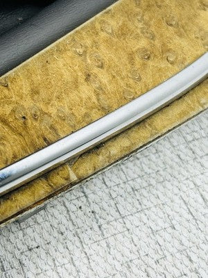 03-09 Mercedes W211 E350 Shift Knob Boot Shifter Bezel KEYLESS GO Wood Trim OEM