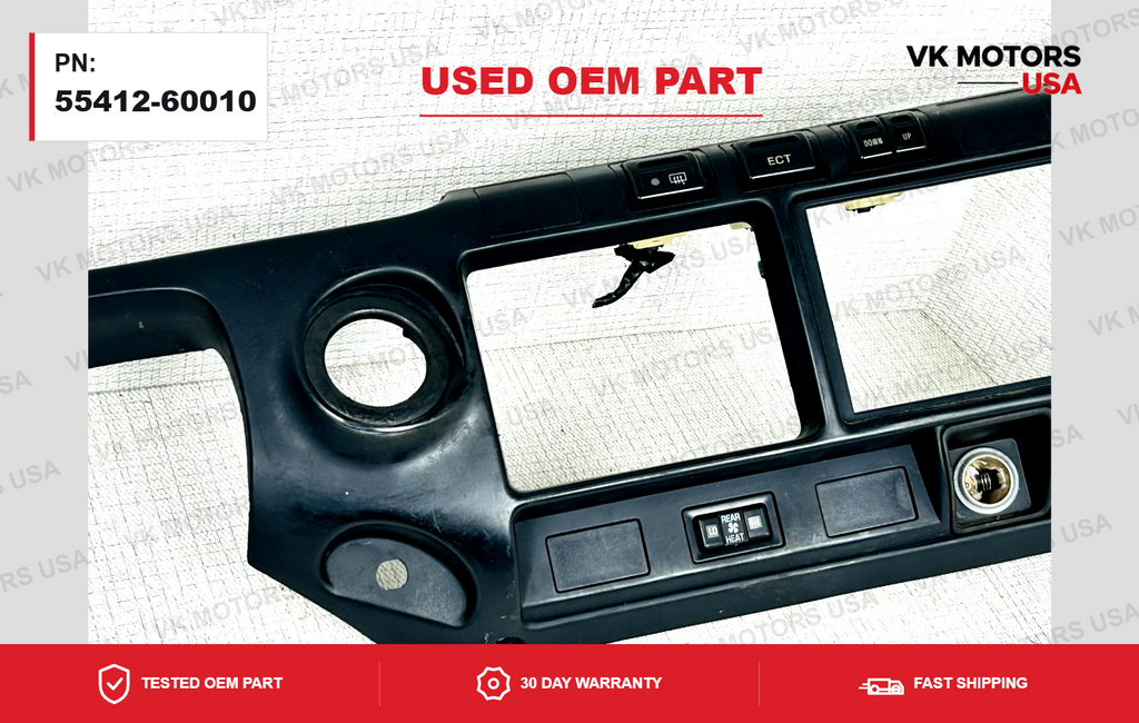 1991-1994 Toyota Land Cruiser Lower Dashboard Trim Bezel OEM Dash Panel Cover